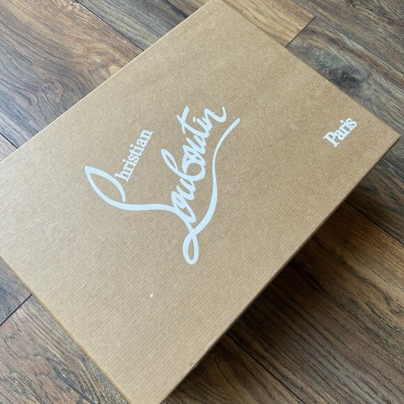 Christian Louboutin Pigalle Plato Silver Pump Heels - Picture 10 of 10